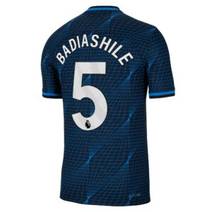 Chelsea Away Vapor Match Sponsored Shirt 2023-24 With Badiashile 5 Printing