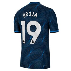 Chelsea Away Vapor Match Sponsored Shirt 2023-24 With Broja 19 Printing