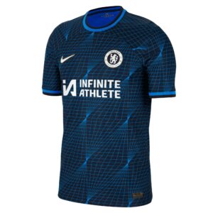 Chelsea Away Vapor Match Sponsored Shirt 2023-24 With Chukwuemeka 17 Printing