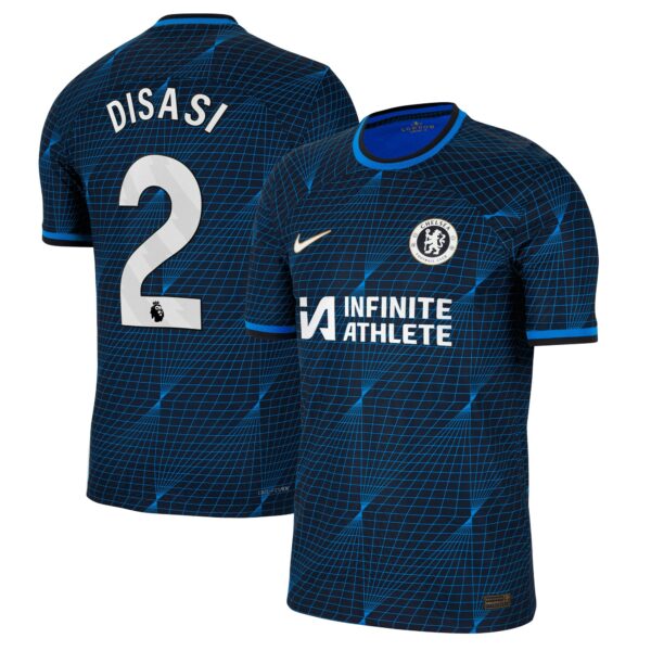 Chelsea Away Vapor Match Sponsored Shirt 2023-24 With Disasi 2 Printing
