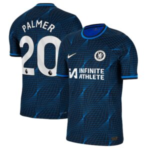 Chelsea Away Vapor Match Sponsored Shirt 2023-24 With Palmer 20 Printing