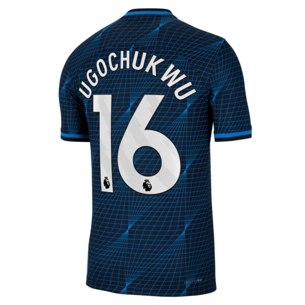 Chelsea Away Vapor Match Sponsored Shirt 2023-24 With Ugochukwu 16 Printing