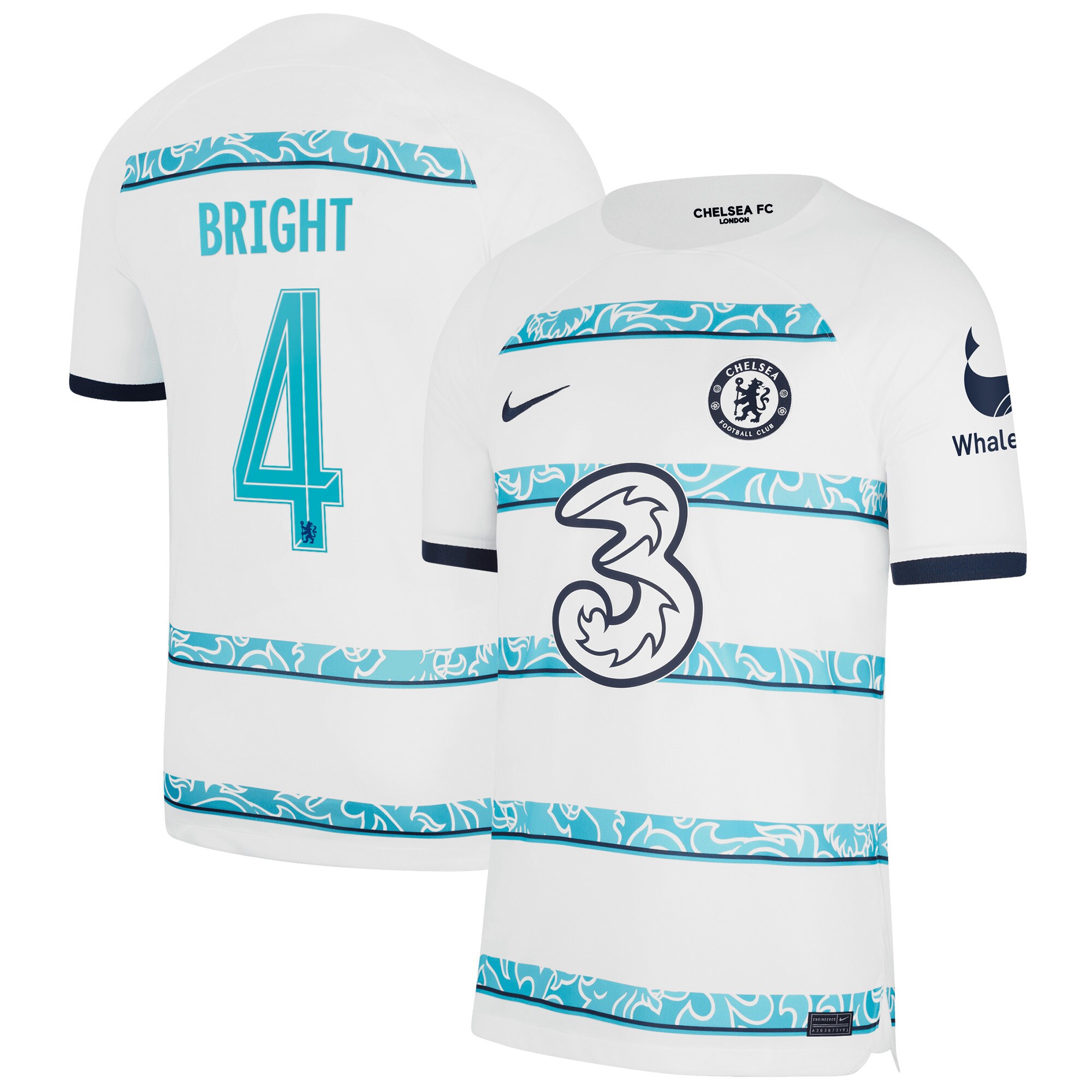 Chelsea Cup Away Stadium Shirt 2022-23 with Bright 4 printing