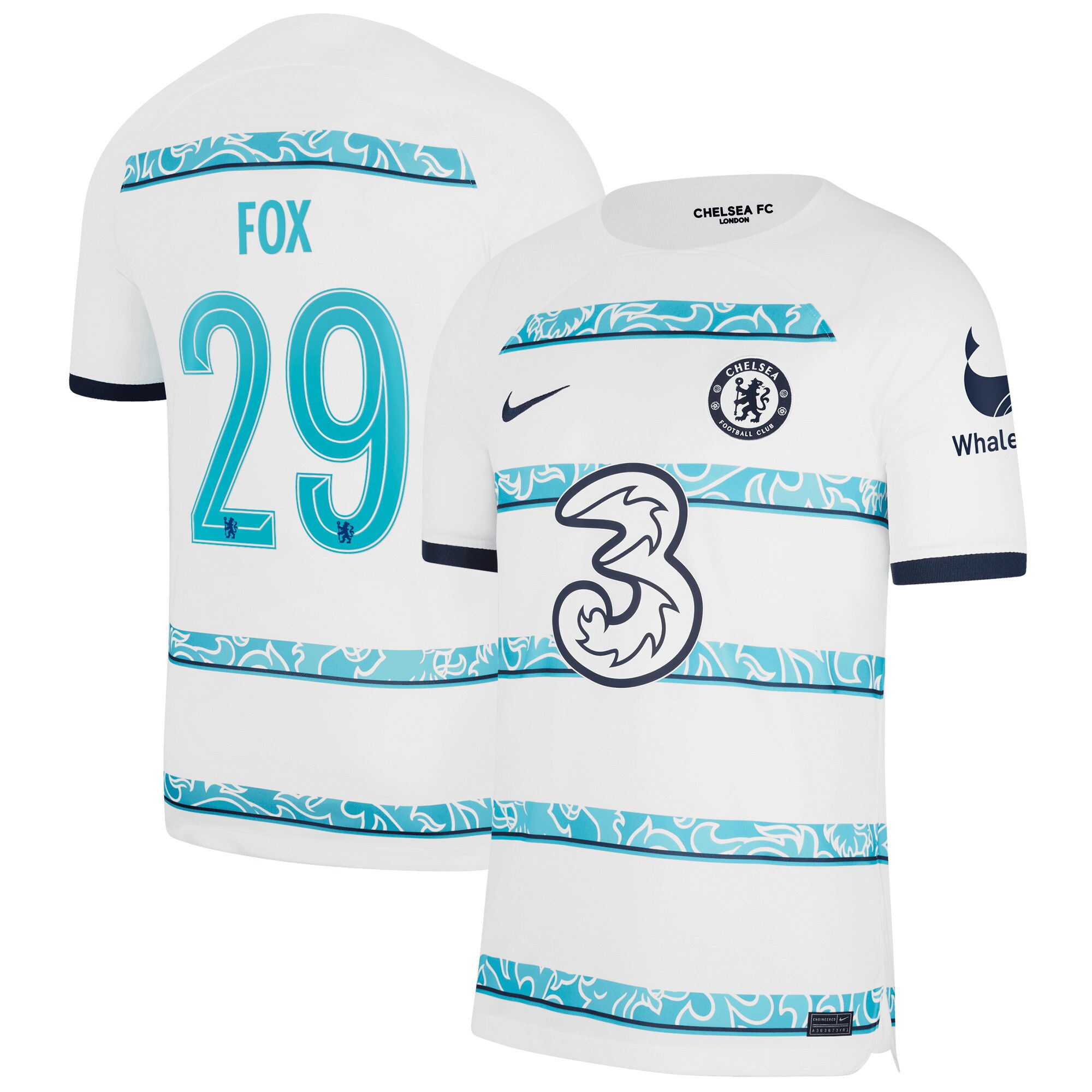 Chelsea Cup Away Stadium Shirt 2022-23 with Fox 29 printing
