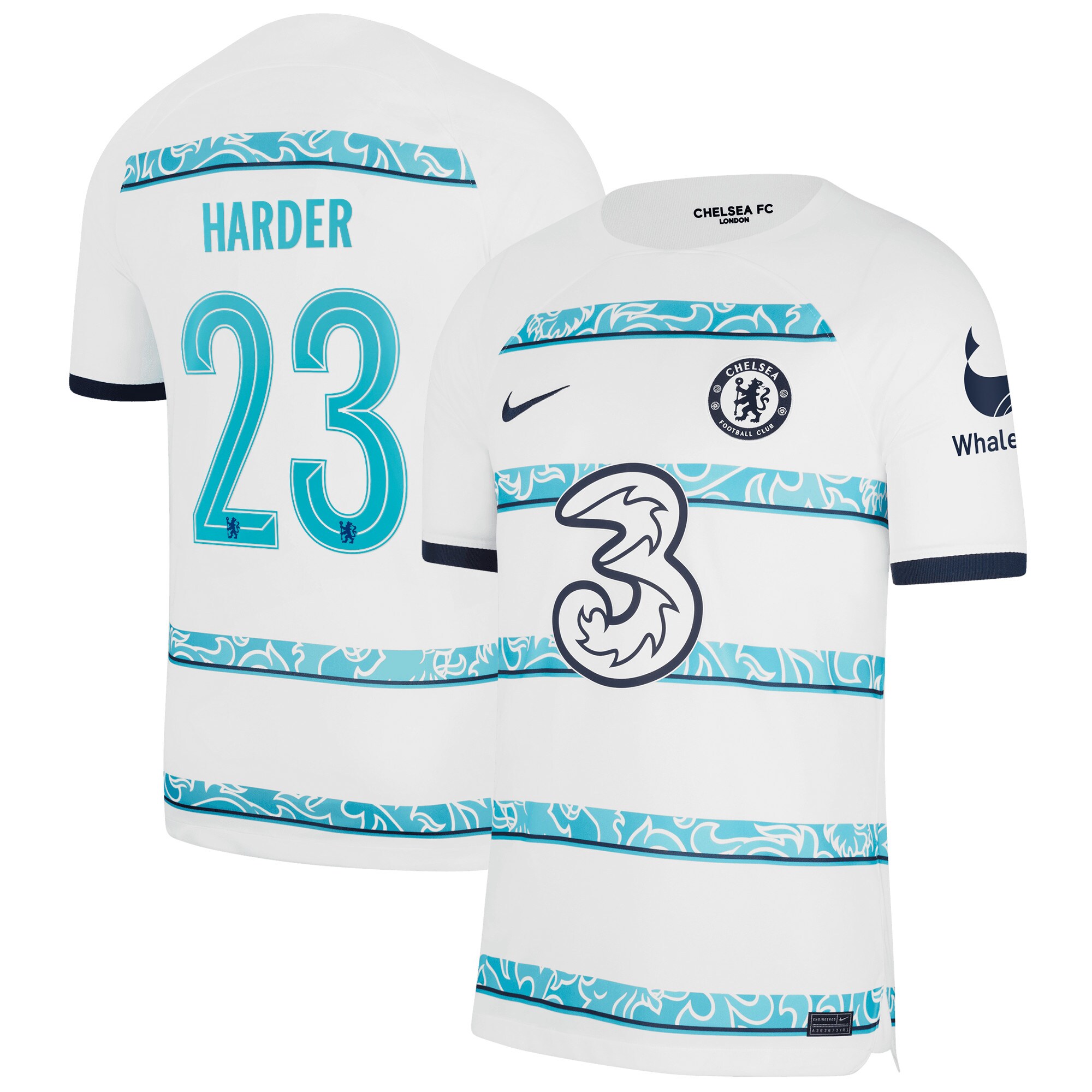 Chelsea Cup Away Stadium Shirt 2022-23 with Harder 23 printing