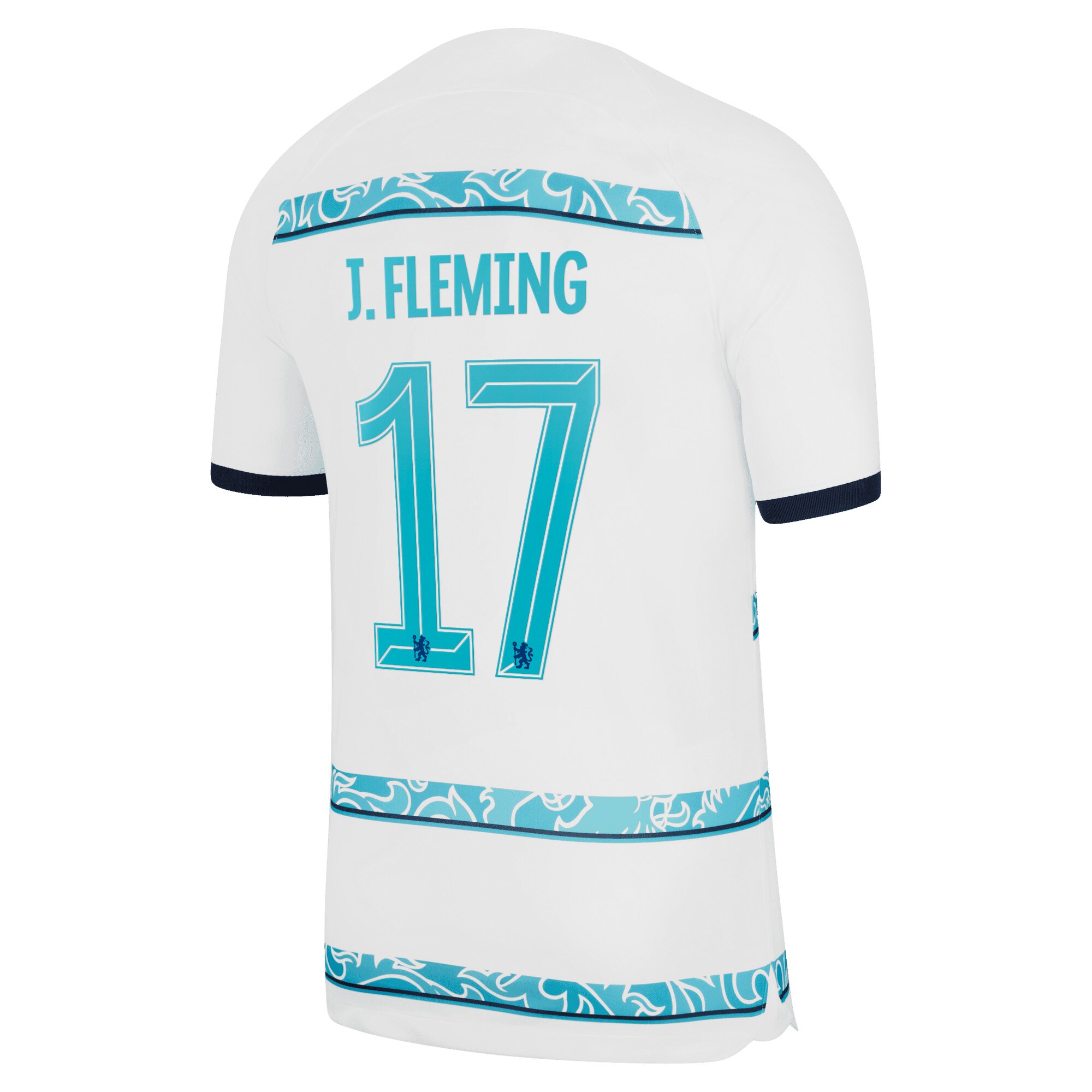 Chelsea Cup Away Stadium Shirt 2022-23 with J.Fleming 17 printing
