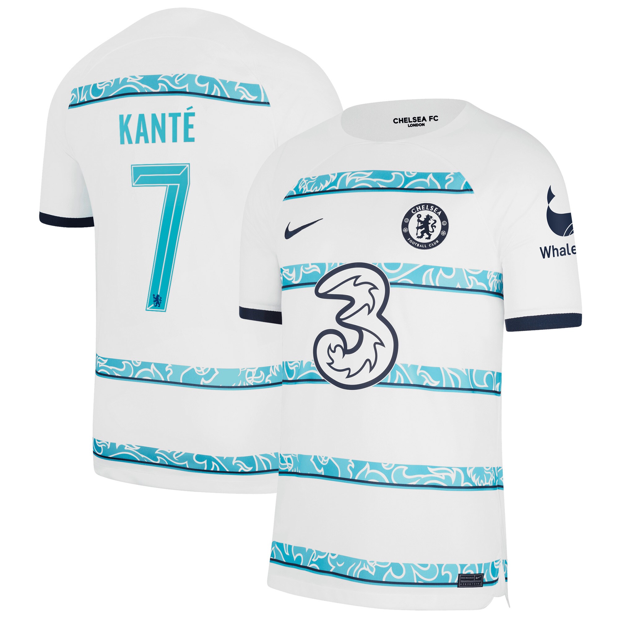 Chelsea Cup Away Stadium Shirt 2022-23 with Kanté 7 printing