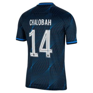 Chelsea Cup Away Stadium Sponsored Shirt 2023-24 With Chalobah 14 Printing