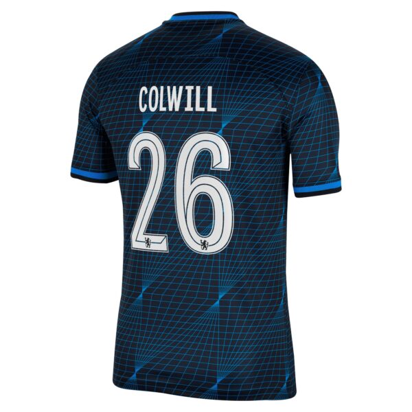 Chelsea Cup Away Stadium Sponsored Shirt 2023-24 With Colwill 26 Printing