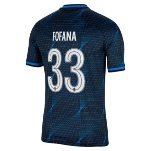 Chelsea Cup Away Stadium Sponsored Shirt 2023-24 With Fofana 33 Printing