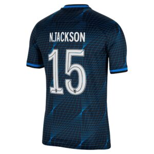 Chelsea Cup Away Stadium Sponsored Shirt 2023-24 With Jackson 15 Printing