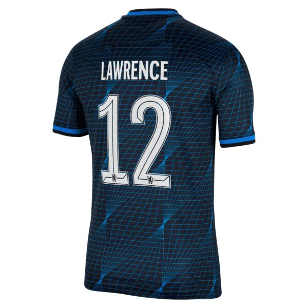 Chelsea Cup Away Stadium Sponsored Shirt 2023-24 With Lawrence 12 Printing
