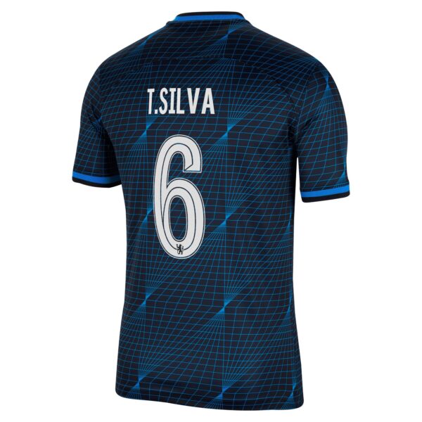 Chelsea Cup Away Stadium Sponsored Shirt 2023-24 With Silva 6 Printing