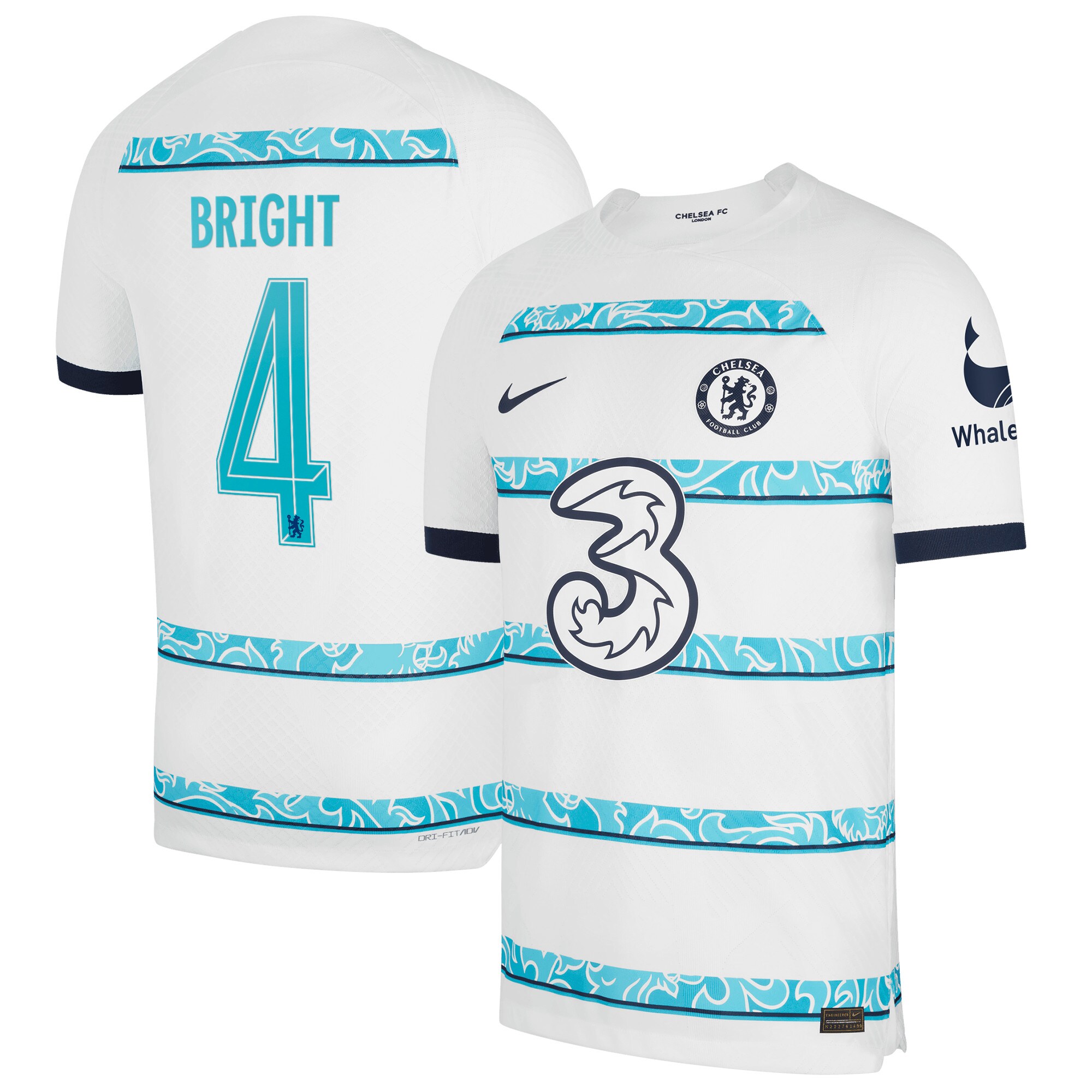 Chelsea Cup Away Vapor Match Shirt 2022-23 with Bright 4 printing