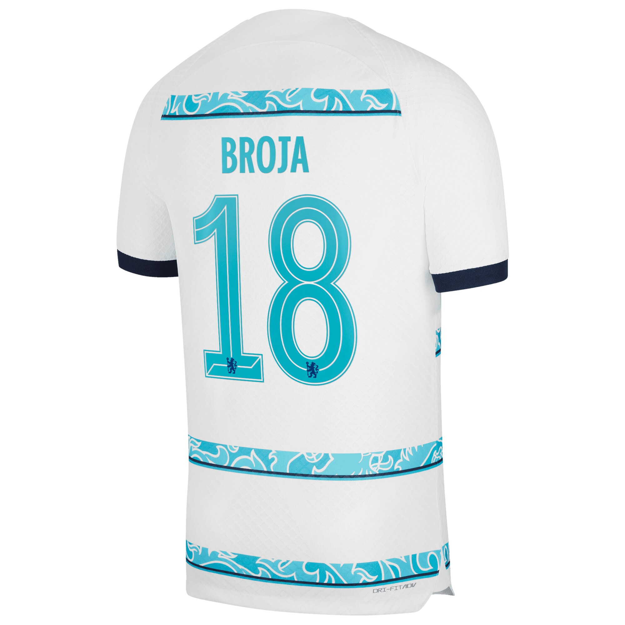 Chelsea Cup Away Vapor Match Shirt 2022-23 with Broja 18 printing