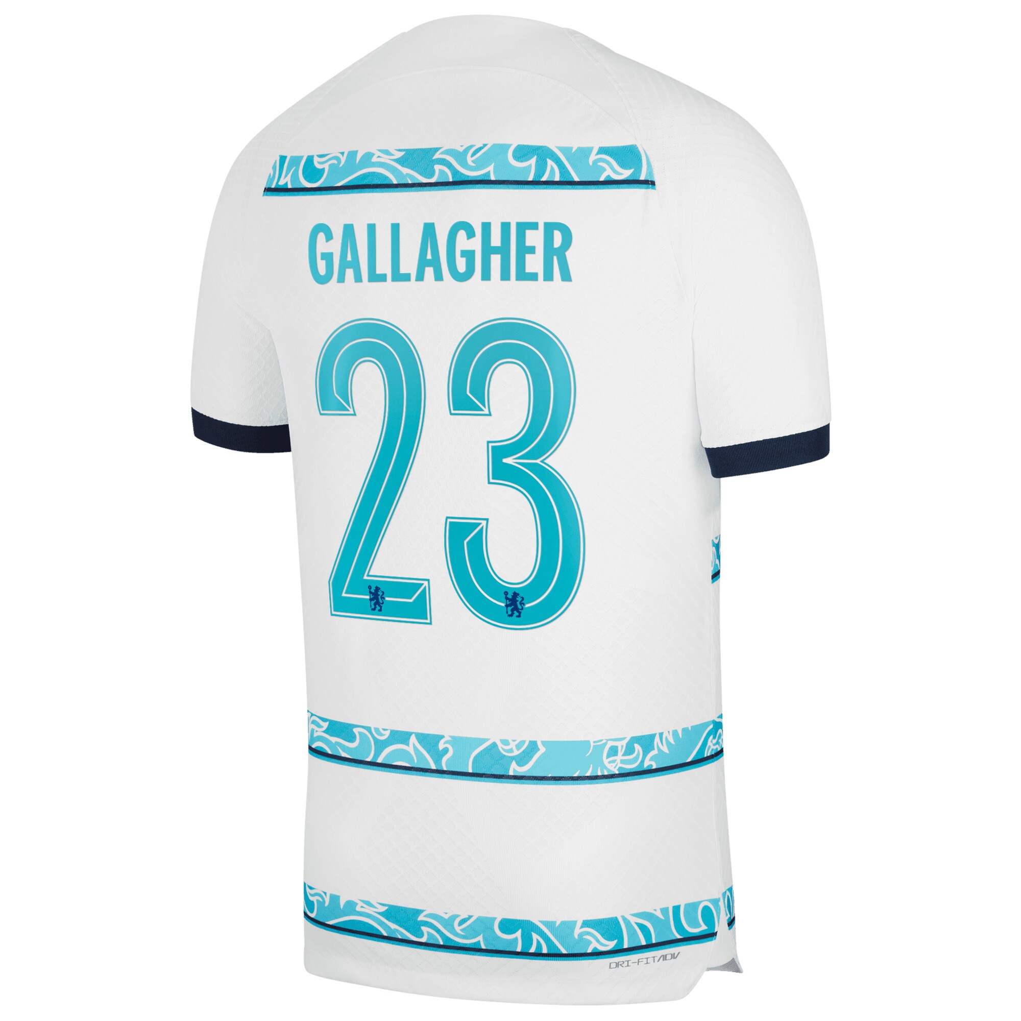 Chelsea Cup Away Vapor Match Shirt 2022-23 with Gallagher 23 printing