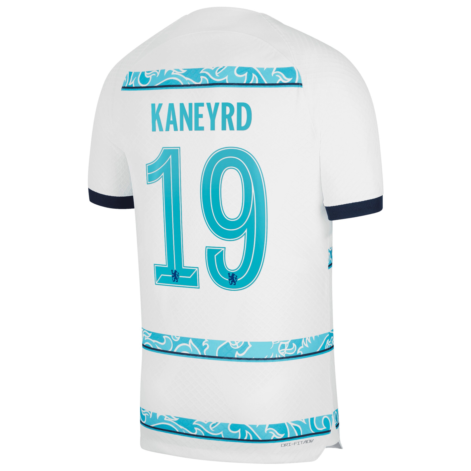 Chelsea Cup Away Vapor Match Shirt 2022-23 with Kaneyrd 19 printing