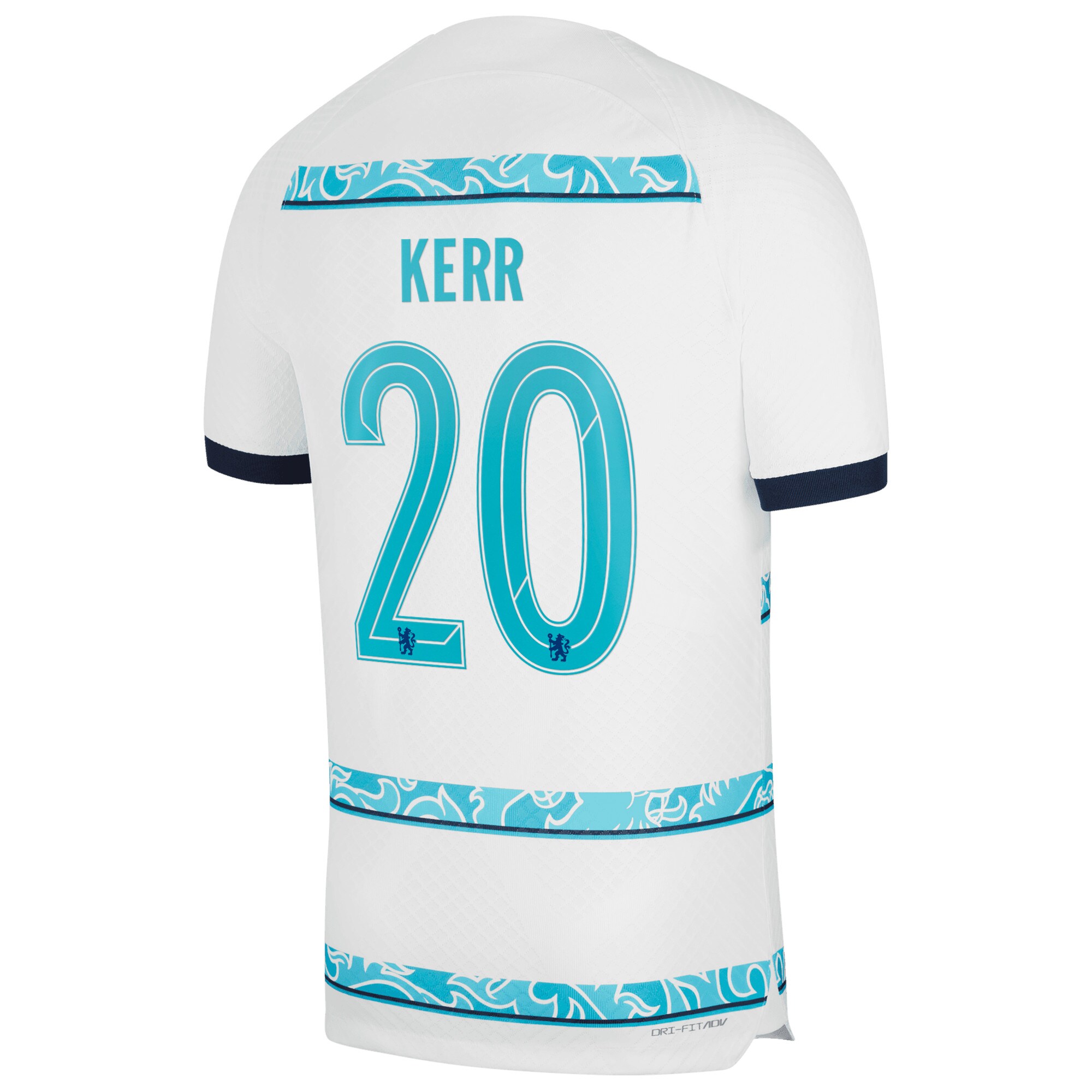 Chelsea Cup Away Vapor Match Shirt 2022-23 with Kerr 20 printing