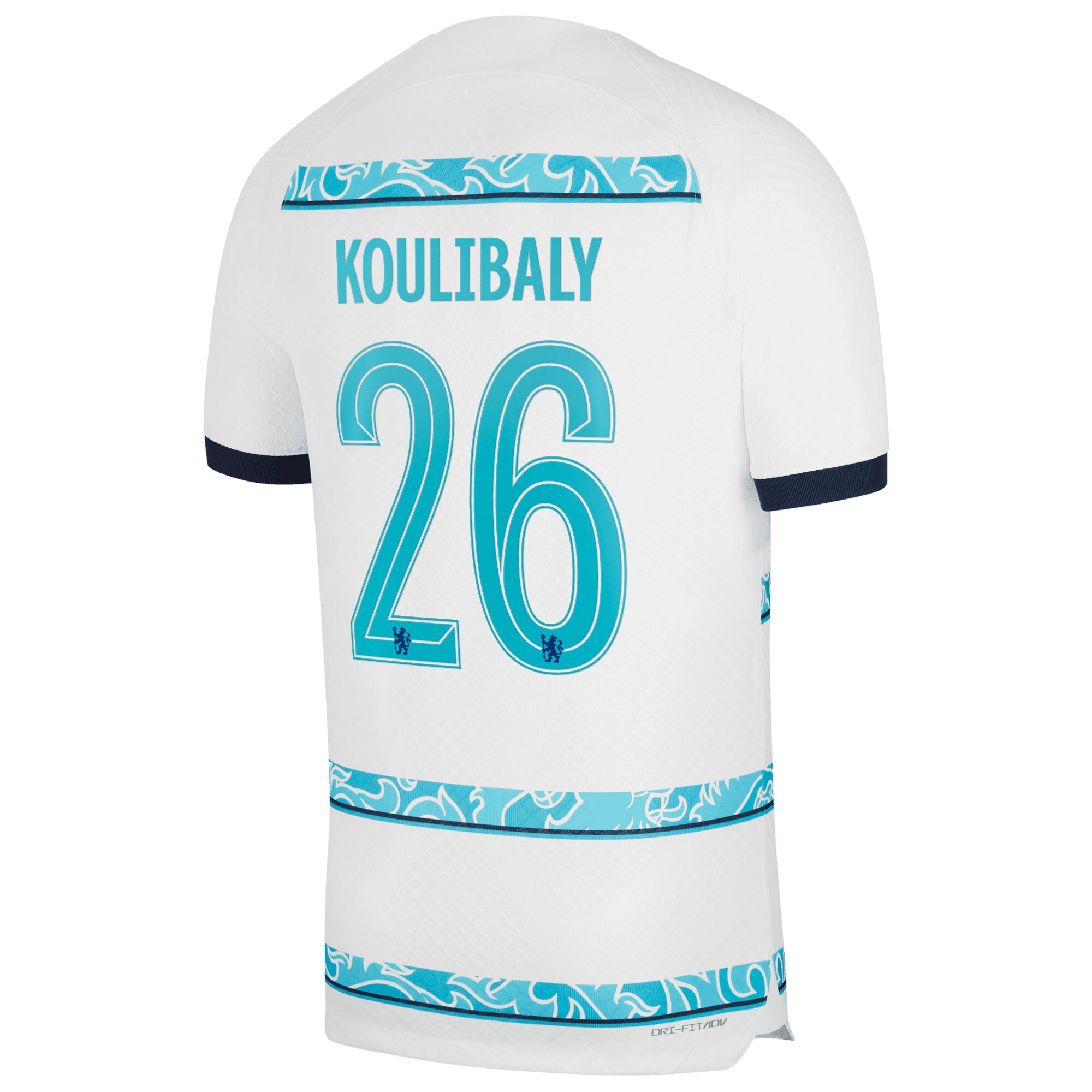 Chelsea Cup Away Vapor Match Shirt 2022-23 with Koulibaly 26 printing