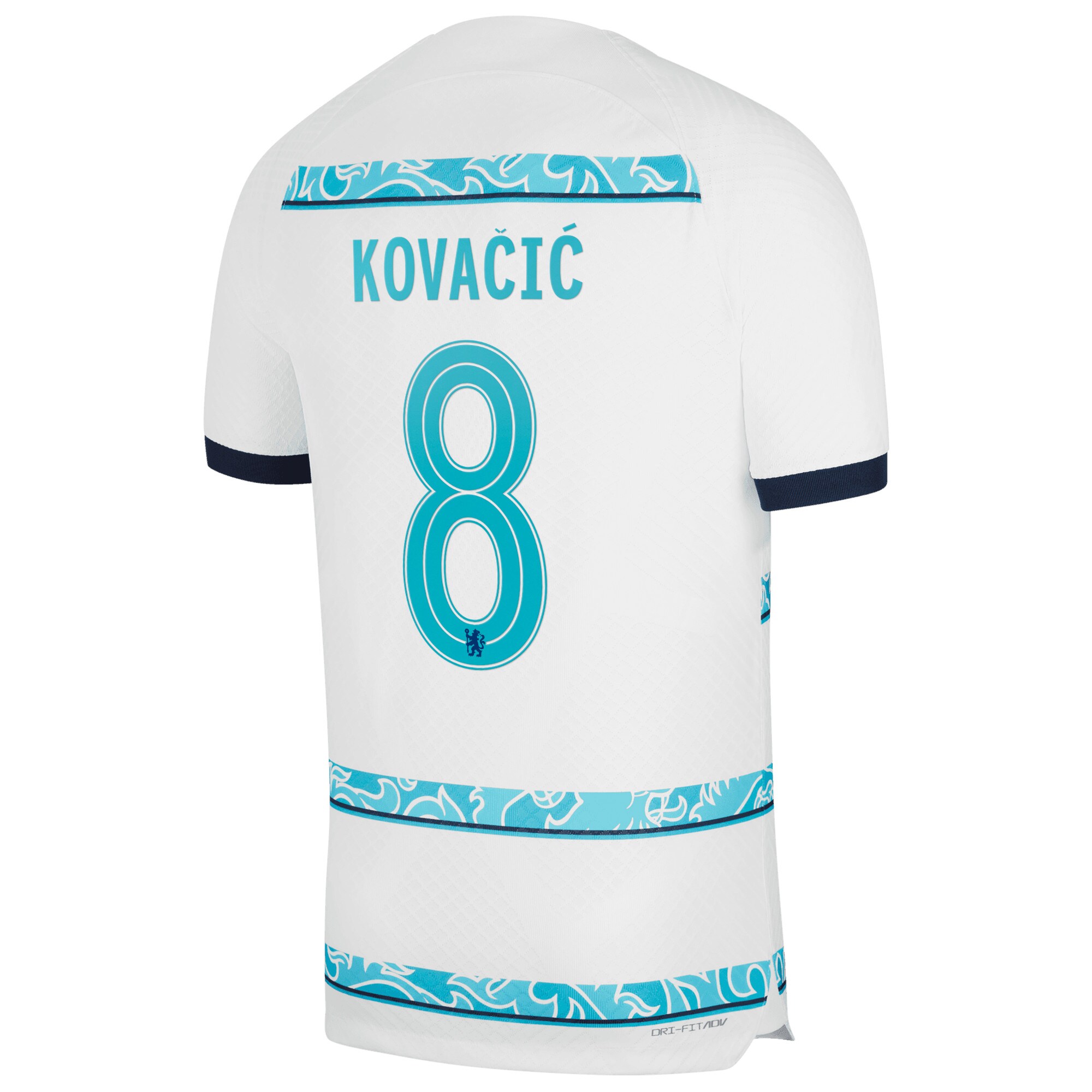 Chelsea Cup Away Vapor Match Shirt 2022-23 with Kovacic 8 printing