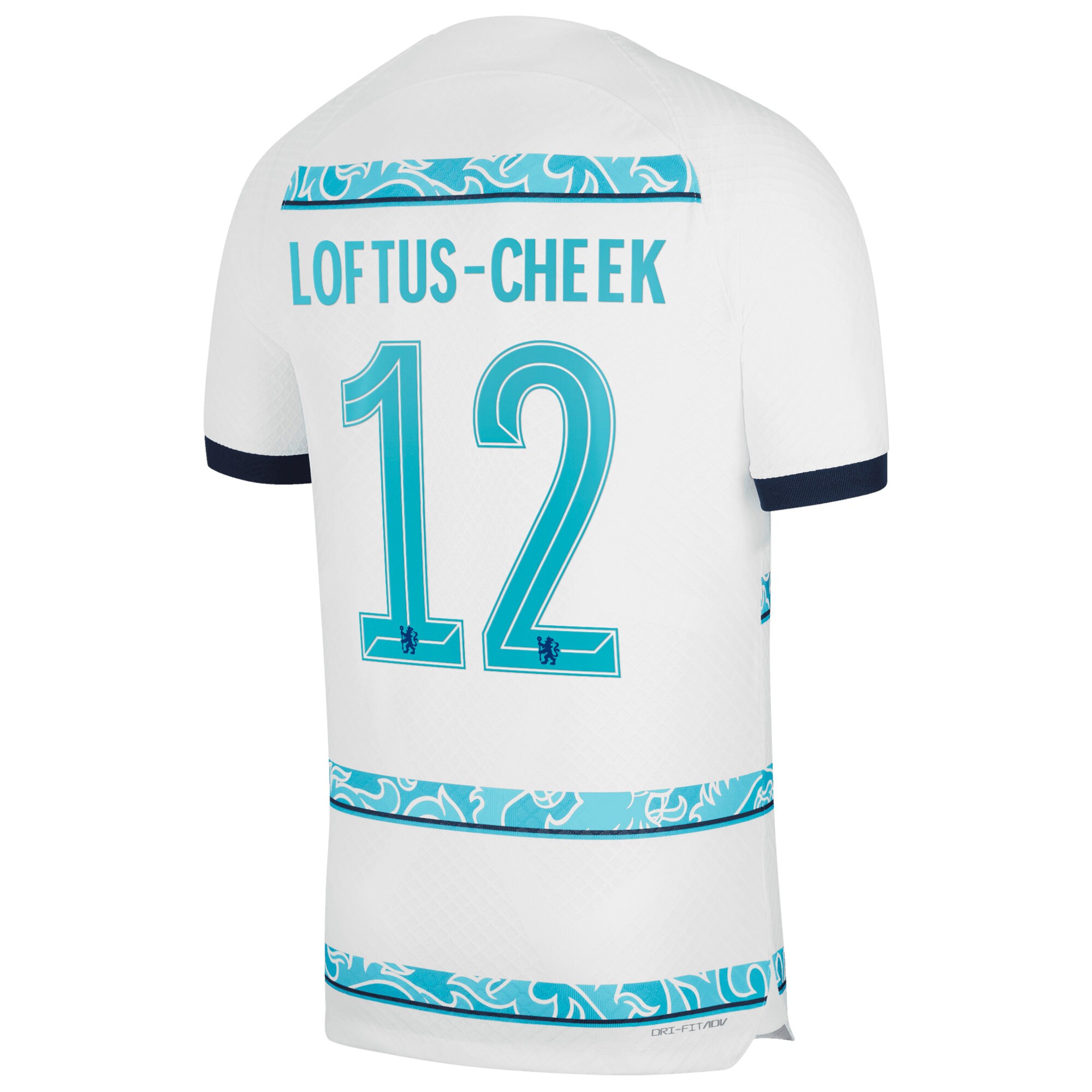 Chelsea Cup Away Vapor Match Shirt 2022-23 with Loftus-Cheek 12 printing