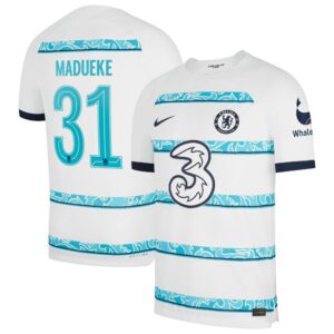Chelsea Cup Away Vapor Match Shirt 2022-23 with Madueke 31 printing