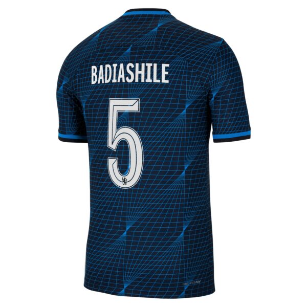 Chelsea Cup Away Vapor Match Sponsored Shirt 2023-24 With Badiashile 5 Printing