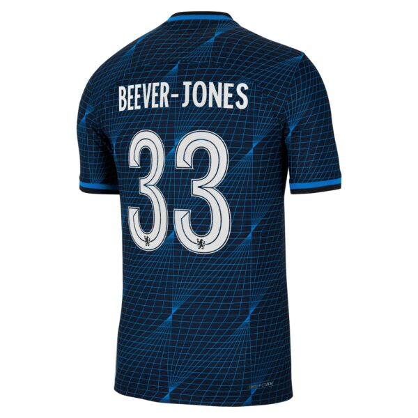 Chelsea Cup Away Vapor Match Sponsored Shirt 2023-24 With Beever-Jones 33 Printing