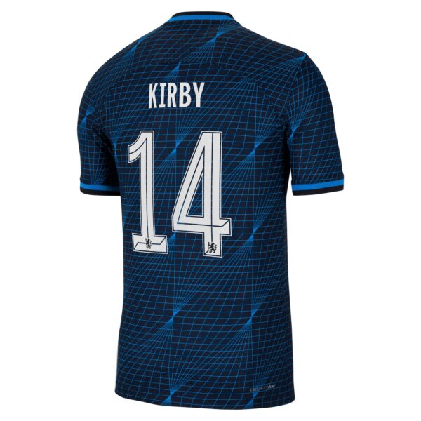 Chelsea Cup Away Vapor Match Sponsored Shirt 2023-24 With Kirby 14 Printing