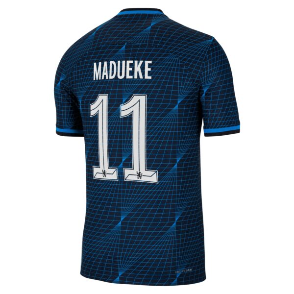 Chelsea Cup Away Vapor Match Sponsored Shirt 2023-24 With Madueke 11 Printing