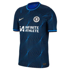 Chelsea Cup Away Vapor Match Sponsored Shirt 2023-24 With Mjelde 18 Printing