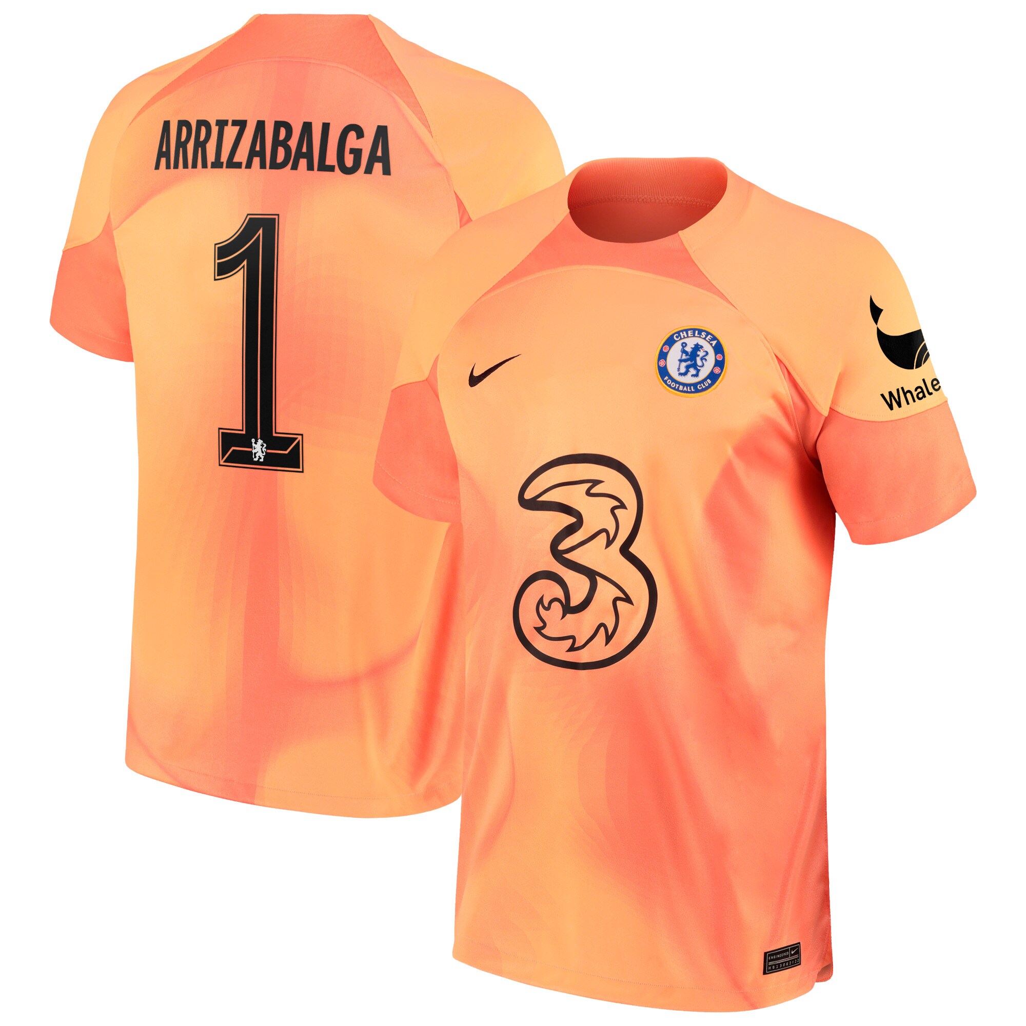Chelsea Cup Goalkeeper Shirt 2022-23 with Arrizabalaga 1 printing