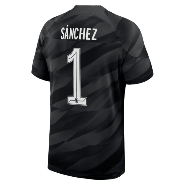 Chelsea Cup Home Goalkeeper Stadium Sponsored Shirt 2023-24 With Sánchez 1 Printing