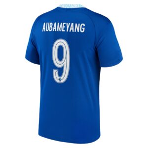 Chelsea Cup Home Stadium Shirt 2022-23 with Aubameyang 9 printing