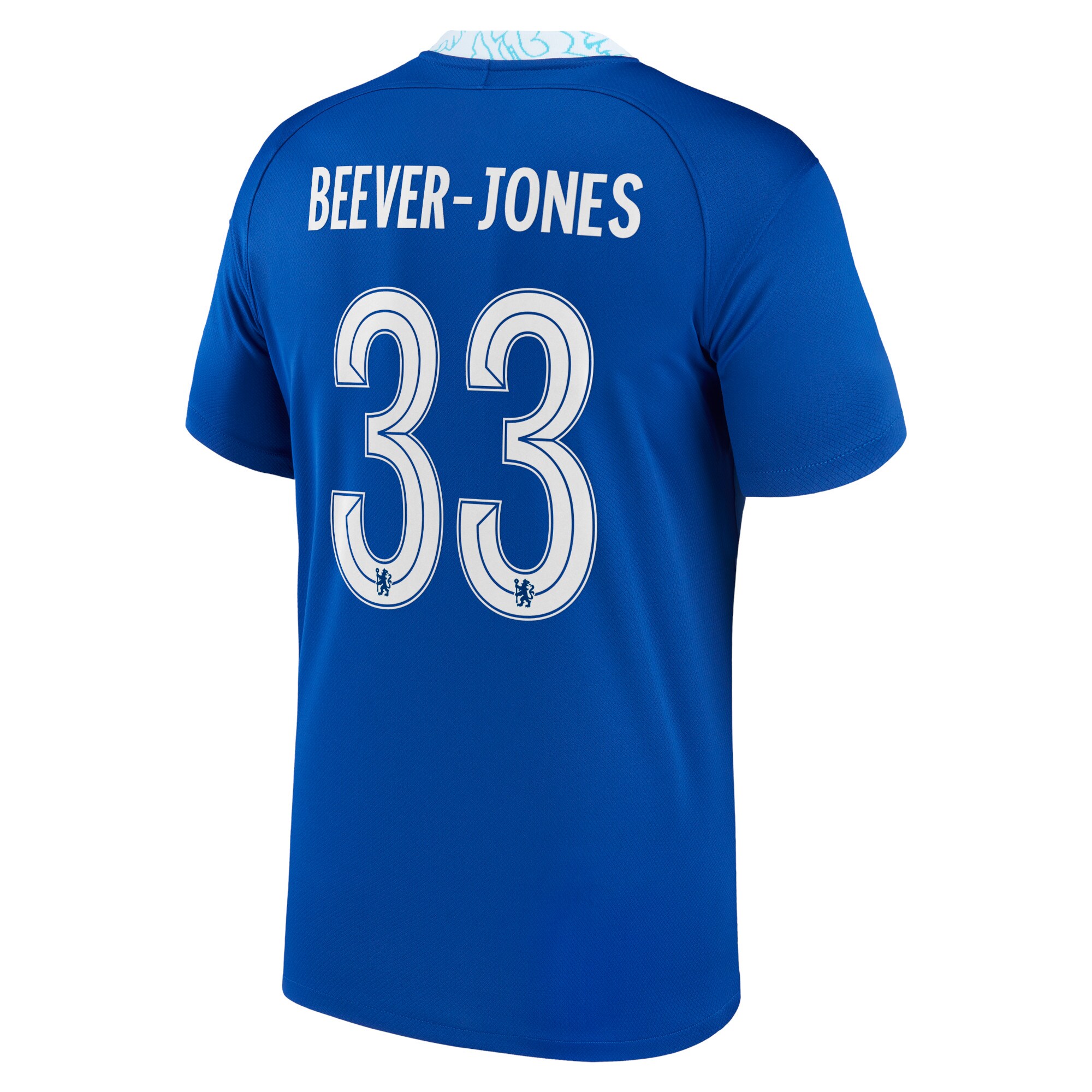 Chelsea Cup Home Stadium Shirt 2022-23 with Beever-Jones 33 printing