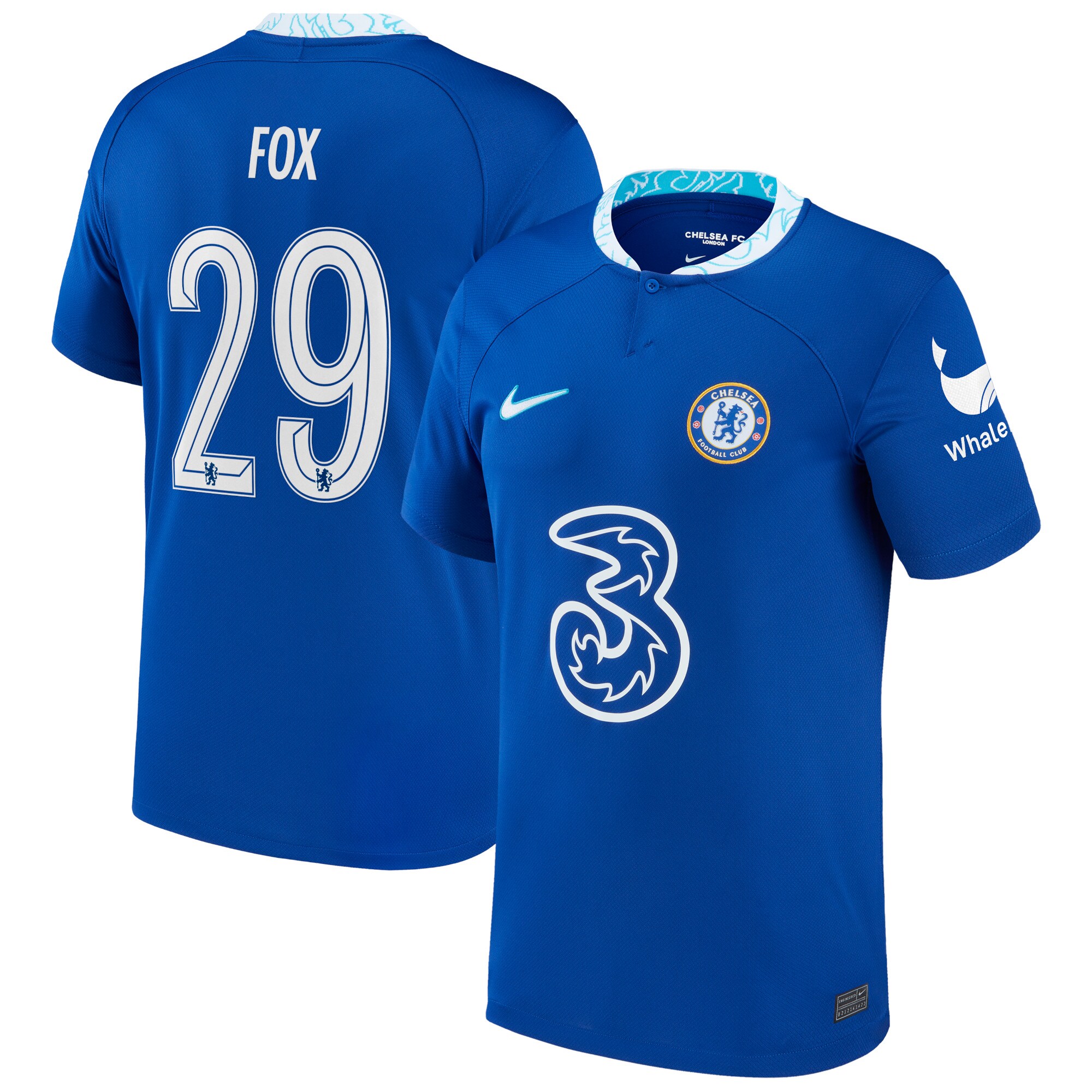 Chelsea Cup Home Stadium Shirt 2022-23 with Fox 29 printing