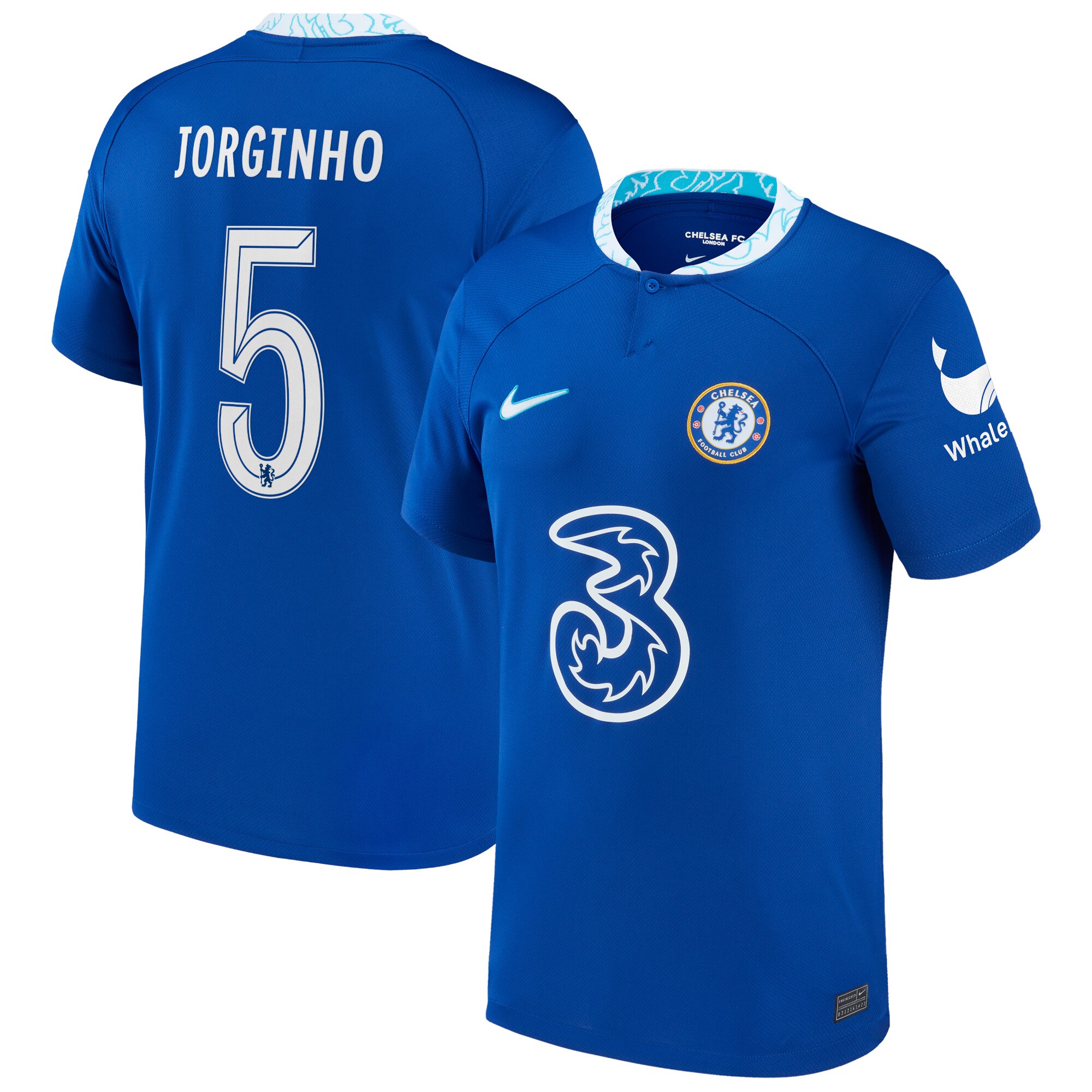 Chelsea Cup Home Stadium Shirt 2022-23 with Jorginho 5 printing