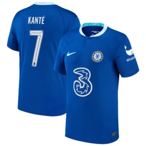 Chelsea Cup Home Stadium Shirt 2022-23 with Kanté 7 printing