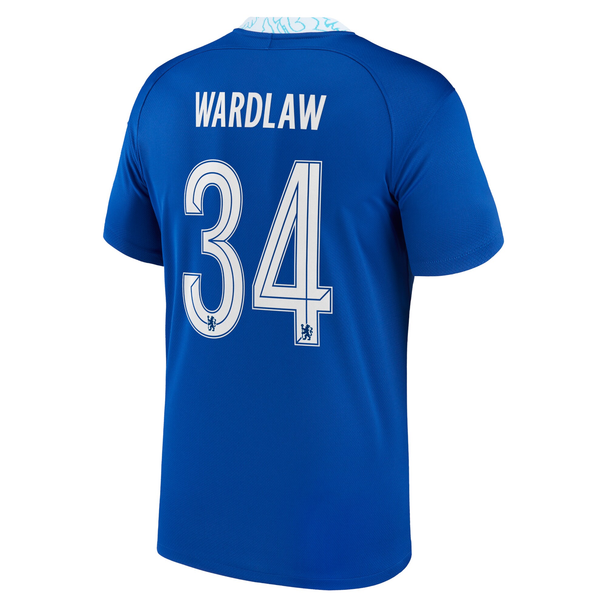 Chelsea Cup Home Stadium Shirt 2022-23 with Wardlaw 34 printing