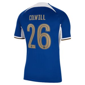 Chelsea Cup Home Stadium Sponsored Shirt 2023-24 With Colwill 26 Printing