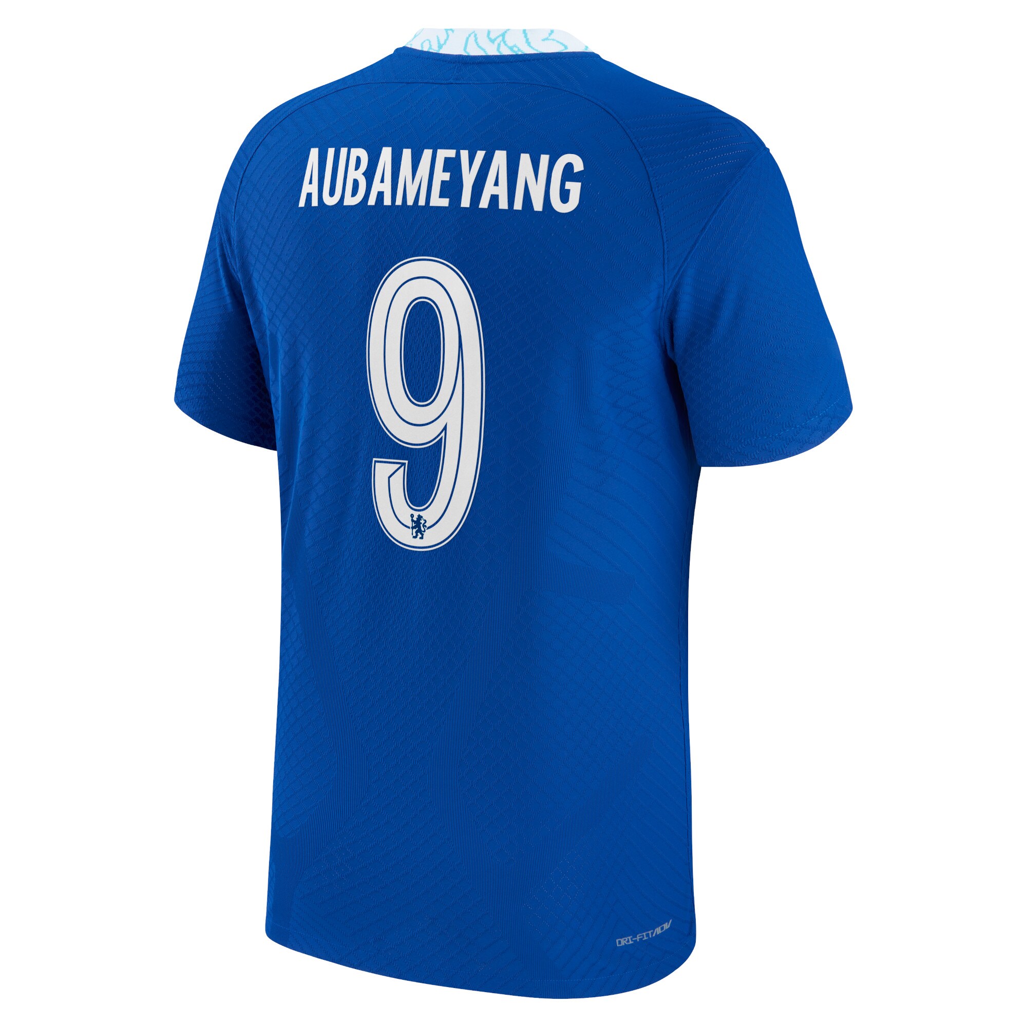 Chelsea Cup Home Vapor Match Shirt 2022-23 with Aubameyang 9 printing