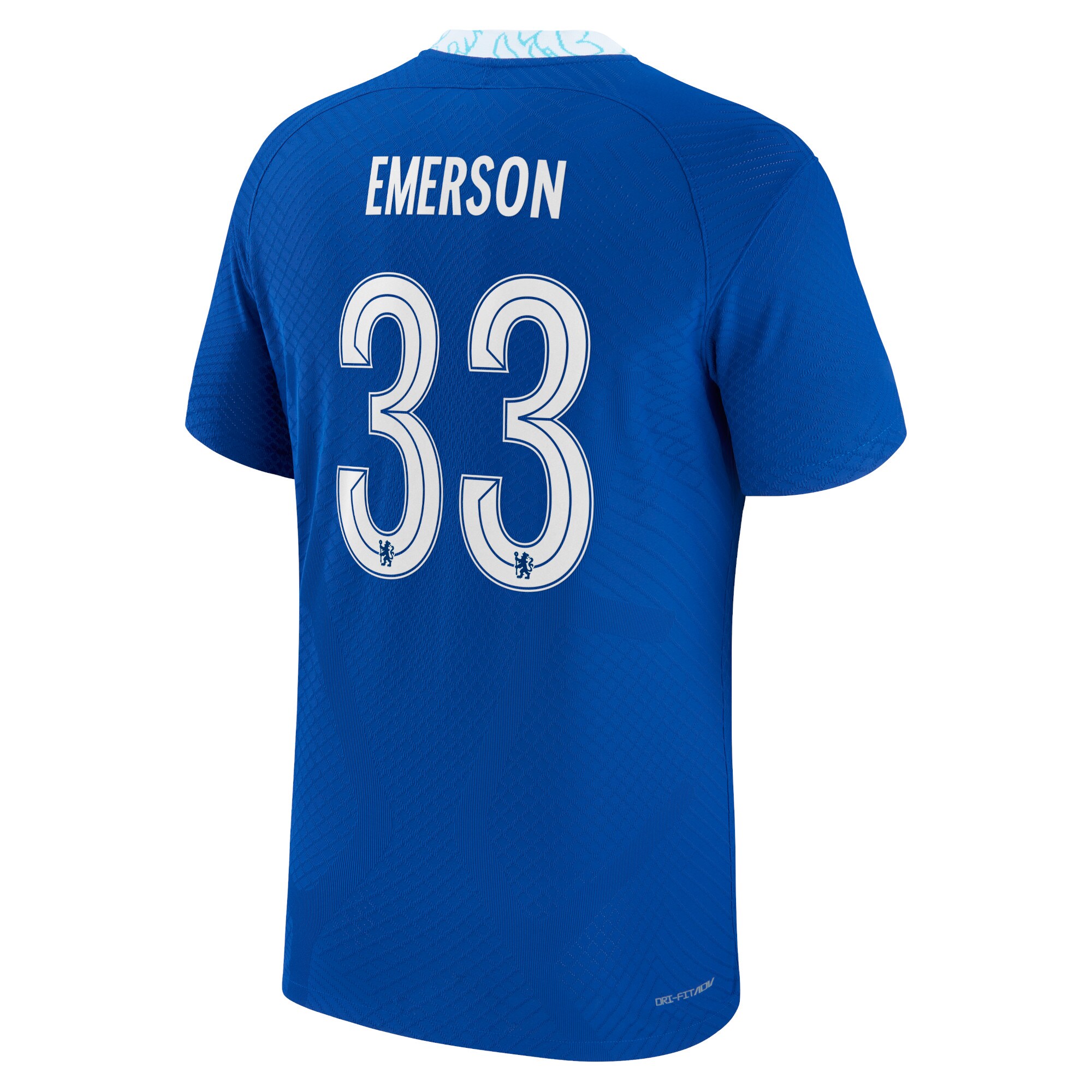 Chelsea Cup Home Vapor Match Shirt 2022-23 with Emerson 33 printing
