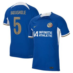 Chelsea Cup Home Vapor Match Sponsored Shirt 2023-24 With Badiashile 5 Printing