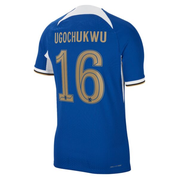 Chelsea Cup Home Vapor Match Sponsored Shirt 2023-24 With Ugochukwu 16 Printing