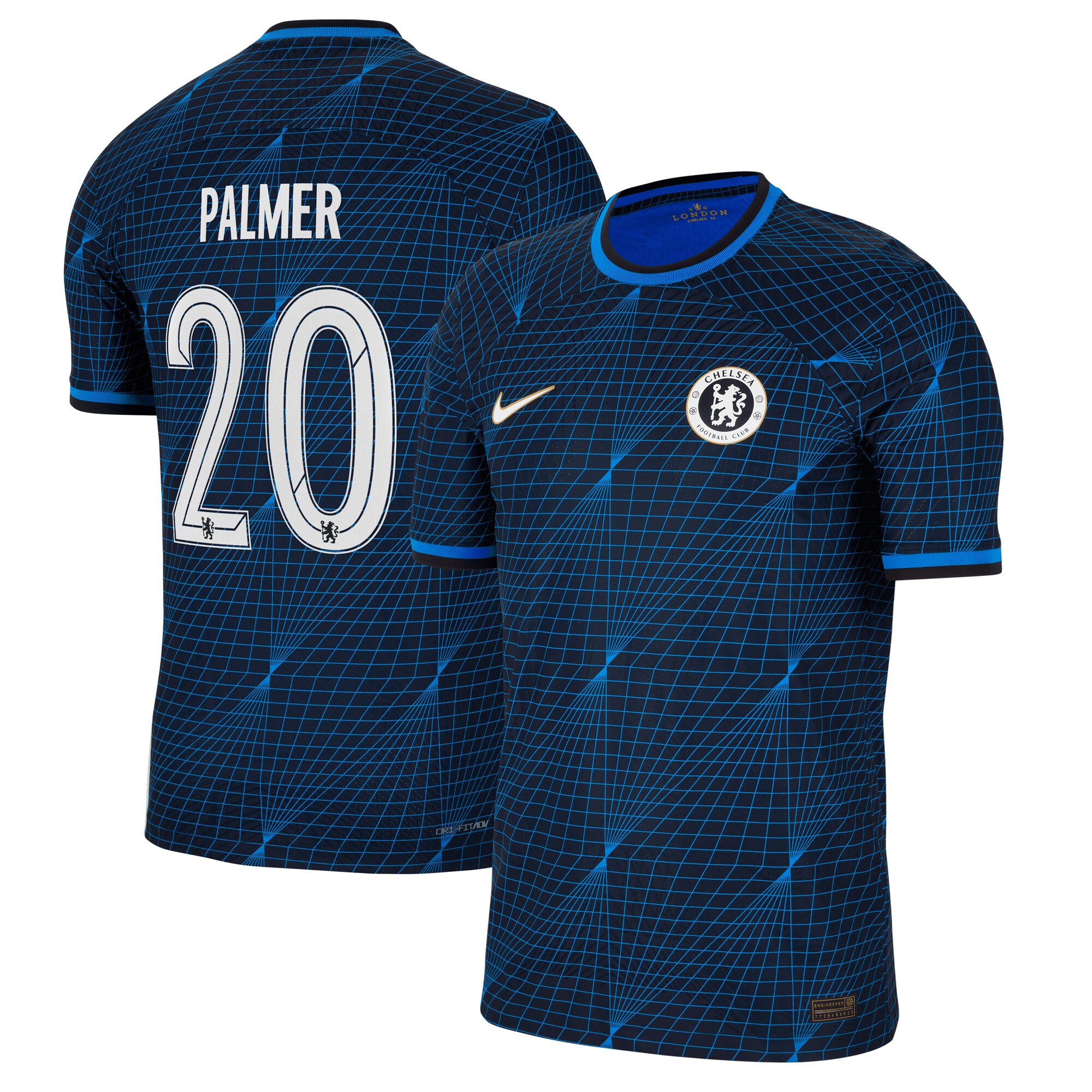 Chelsea Cup Away Vapor Match Shirt 2023-24 With Palmer 20 Printing