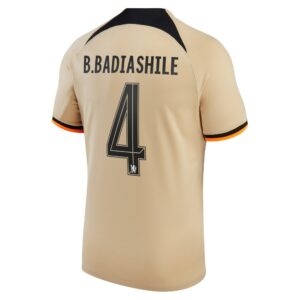 Chelsea Cup Third Stadium Shirt 2022-23 with B.Badiashile 4 printing