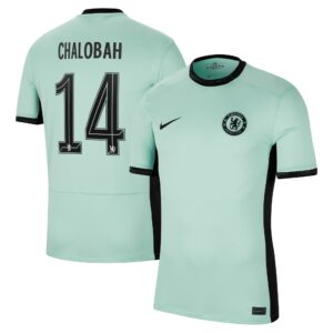 Chelsea Cup Third Stadium Shirt 2023-24 With Chalobah 14 Printing