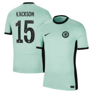 Chelsea Cup Third Stadium Shirt 2023-24 With N.Jackson 15 Printing