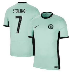 Chelsea Cup Third Stadium Shirt 2023-24 With Sterling 7 Printing