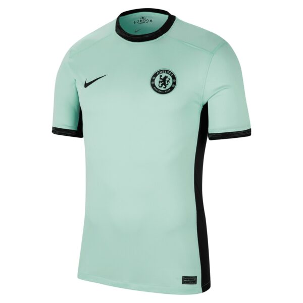 Chelsea Cup Third Stadium Shirt 2023-24 With T. Silva 6 Printing